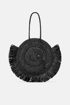 A woven shopper/tote bag